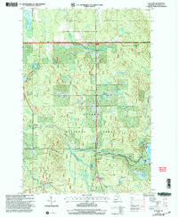 PAULDING, MI HISTORICAL MAP GEOPDF 7.5X7