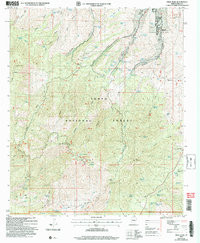PINAL PEAK, AZ HISTORICAL MAP GEOPDF 7.5