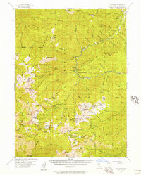 SCOTT BAR, CA HISTORICAL MAP GEOPDF 15X1