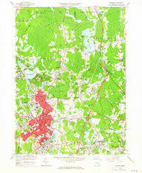 TAUNTON, MA HISTORICAL MAP GEOPDF 7.5X7.