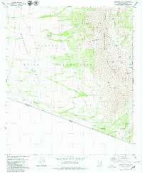 CAPONERA PEAK, AZ HISTORICAL MAP GEOPDF