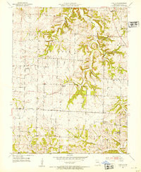 LONE ELM, MO HISTORICAL MAP GEOPDF 7.5X7