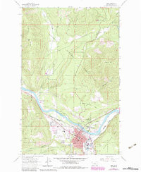 LIBBY, MT HISTORICAL MAP GEOPDF 7.5X7.5
