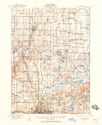 RIVES JUNCTION, MI HISTORICAL MAP GEOPDF