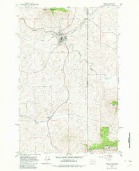 TEKOA, WA-ID HISTORICAL MAP GEOPDF 7.5X7