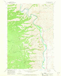 BIRD CREEK, ID HISTORICAL MAP GEOPDF 7.5