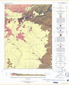 GEOLOGIC MAP SOUTH PASS CITY QUAD, WY