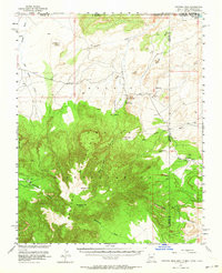 PASTORA PEAK, AZ-NM-UT-CO HISTORICAL MAP