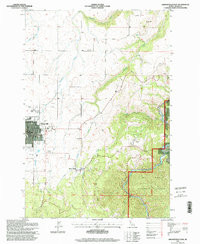 GRANGEVILLE EAST, ID HISTORICAL MAP GEOP