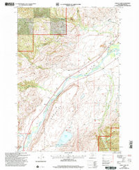 DAILEY LAKE, MT HISTORICAL MAP GEOPDF 7.