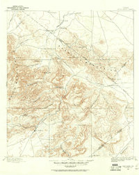 FORT DAVIS, TX HISTORICAL MAP GEOPDF 30X