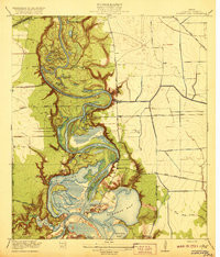 HIGHLANDS, TX HISTORICAL MAP GEOPDF 7.5X