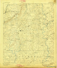 ASHLAND, AL HISTORICAL MAP GEOPDF 30X30
