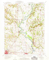 HUTSONVILLE, IN-IL HISTORICAL MAP GEOPDF