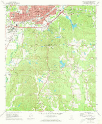 MERIDIAN SOUTH, MS HISTORICAL MAP GEOPDF