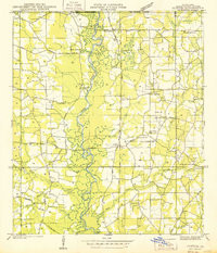 CLIFTON, LA HISTORICAL MAP GEOPDF 7.5X7.