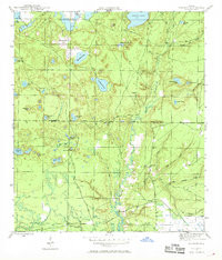 BENNETT, FL HISTORICAL MAP GEOPDF 7.5X7.