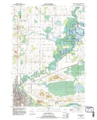 NEW LONDON, WI HISTORICAL MAP GEOPDF 7.5