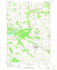 EDMORE, MI HISTORICAL MAP GEOPDF 7.5X7.5