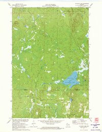 TOTAGATIC LAKE, WI HISTORICAL MAP GEOPDF