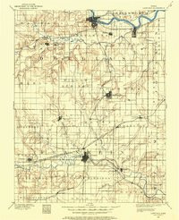 LAWRENCE, KS HISTORICAL MAP GEOPDF 30X30