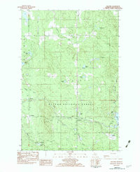 PAULDING, MI HISTORICAL MAP GEOPDF 7.5X7