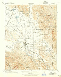 HOLLISTER, CA HISTORICAL MAP GEOPDF 15X1