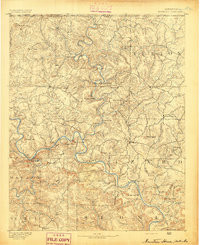 MOUNTAIN HOME, AR-MO HISTORICAL MAP GEOP