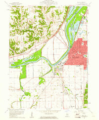PEKIN, IL HISTORICAL MAP GEOPDF 7.5X7.5