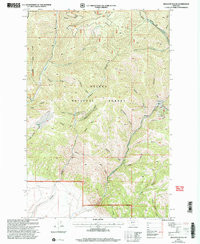 HELLGATE GULCH, MT HISTORICAL MAP GEOPDF