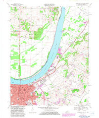 OWENSBORO EAST, KY-IN HISTORICAL MAP GEO