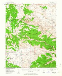 TORREY, UT HISTORICAL MAP GEOPDF 15X15 G