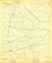 TAYLOR, TX HISTORICAL MAP GEOPDF 30X30 G
