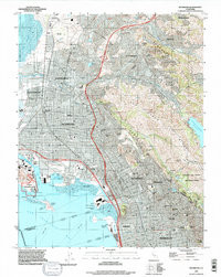 RICHMOND, CA HISTORICAL MAP GEOPDF 7.5X7