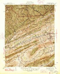 POUNDING MILL, VA-WV HISTORICAL MAP GEOP