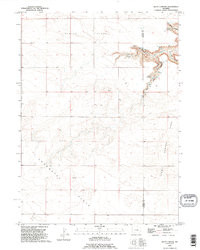 KLUTZ CANYON, WY HISTORICAL MAP GEOPDF 7