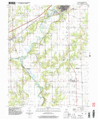 GREENUP, IL HISTORICAL MAP GEOPDF 7.5X7.