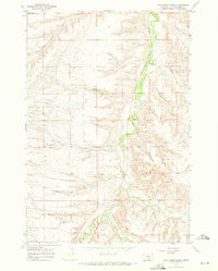 VALE CREEK RANCH, MT HISTORICAL MAP GEOP