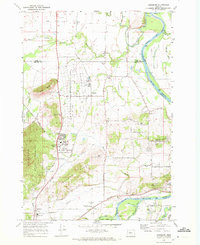 LEWISBURG, OR HISTORICAL MAP GEOPDF 7.5X