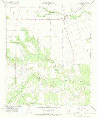 THALIA, TX HISTORICAL MAP GEOPDF 7.5X7.5