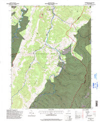 WHITMER, WV HISTORICAL MAP GEOPDF 7.5X7.