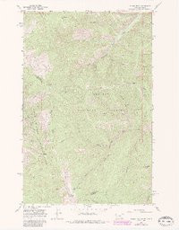 BLOOM PEAK, MT-ID HISTORICAL MAP GEOPDF