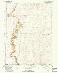 PINE BLUFFS SE, WY-NE-CO HISTORICAL MAP