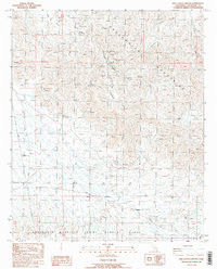 RED CLOUD CANYON, CA HISTORICAL MAP GEOP