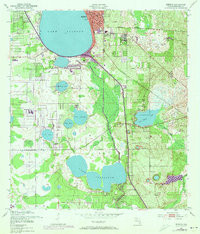 SEBRING, FL HISTORICAL MAP GEOPDF 7.5X7.