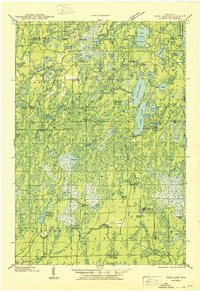 PIKE LAKE, WI HISTORICAL MAP GEOPDF 15X1