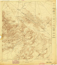 FORT DAVIS, TX HISTORICAL MAP GEOPDF 30X
