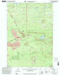 SANTIAM JUNCTION, OR HISTORICAL MAP GEOP