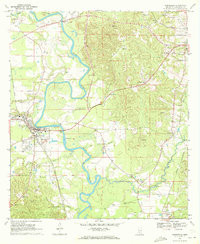 MONTICELLO, MS HISTORICAL MAP GEOPDF 7.5