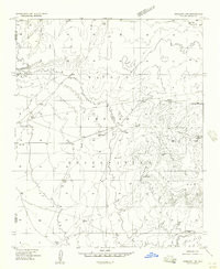 BIRD SPRINGS WASH, AZ HISTORICAL MAP GEO